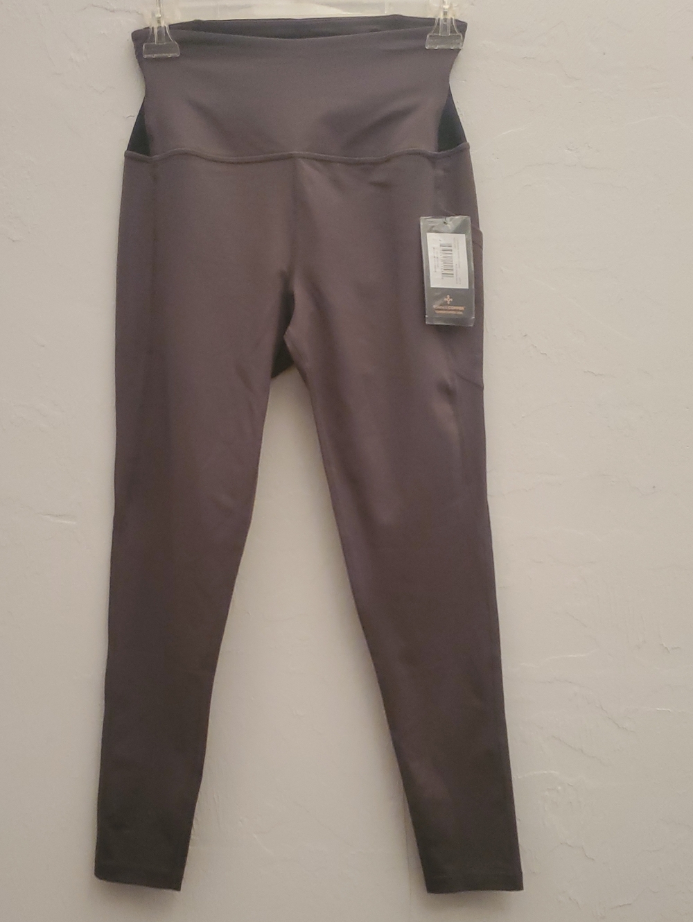 TommieCopper Lower Back Support Women's Slate Grey  High-Waist Leggings S